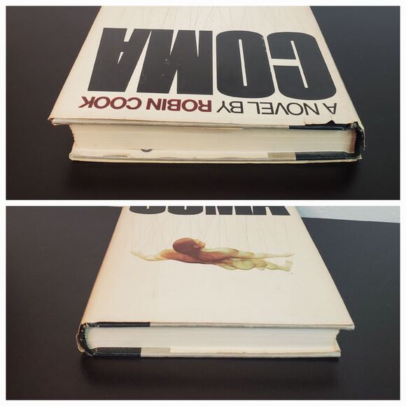 Coma A Novel Robin Cook 1977 Book Club Edition Hardcover DJ Little Brown BCE - Picture 6 of 16